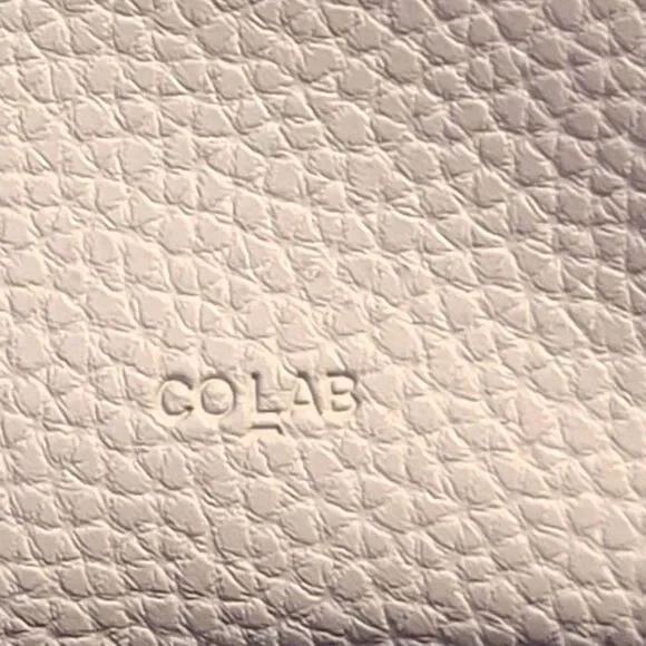 Colab Mini‎ Backpack Sling Bag White Embroidered Strap Vegan - Picture 5 of 9